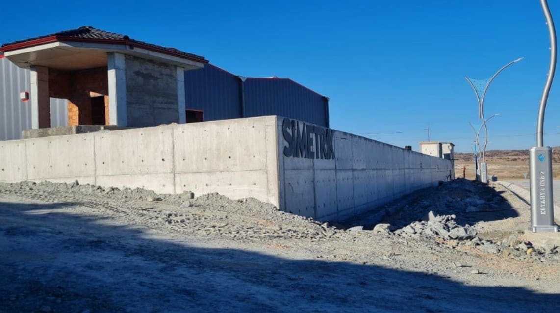 KÜTAHYA 2nd OSB SİMETRİK MÜHENDİSLİK STEEL PROCESSING WORKSHOP INSTALLATION, RETAINING WALLS AND INFRASTRUCTURE WORKS - 2023
